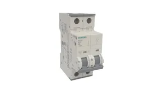 Siemens 5SY4206-7 — 2-Pole MCB (DIN Rail) (image 2)