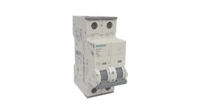 Siemens 5SY4206-7 — 2-Pole MCB (DIN Rail) (image 2)