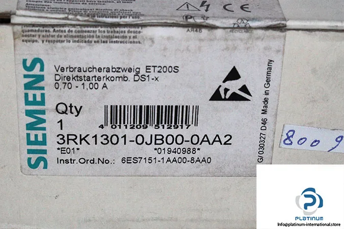 Siemens 3RK1301-0JB00-0AA2 — Remote I/O & Fieldbus Modules (image 3)