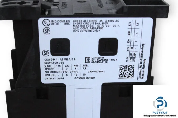 Siemens 3RT2023-1AL24 — Contactors (image 5)