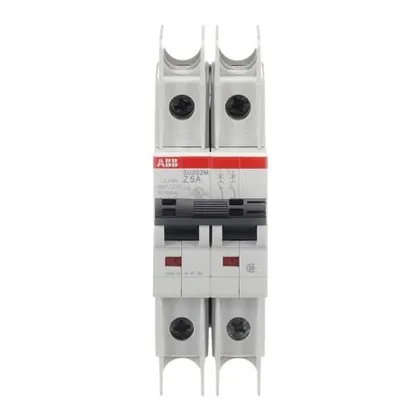 ABB SU202M-Z5 — 2-Pole MCB (DIN Rail) (image 2)