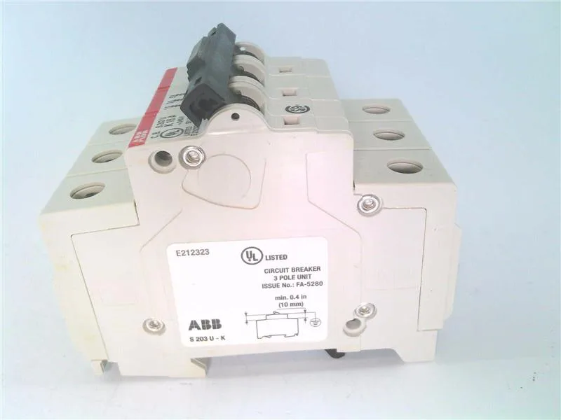 ABB S203U-K16 — 3-Pole MCB (DIN Rail) (image 3)