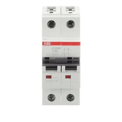 ABB ST202M-C6 — 2-Pole MCB (DIN Rail) (image 2)