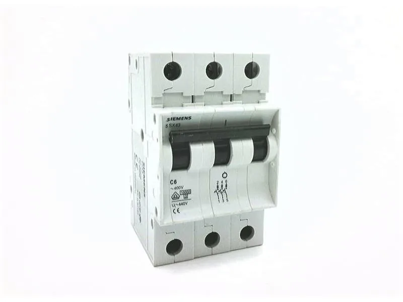Siemens 5SX4306-7 — 3-Pole MCB (DIN Rail) (image 2)