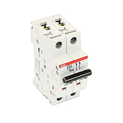 ABB S202P-K10 — 2-Pole MCB (DIN Rail) (image 2)