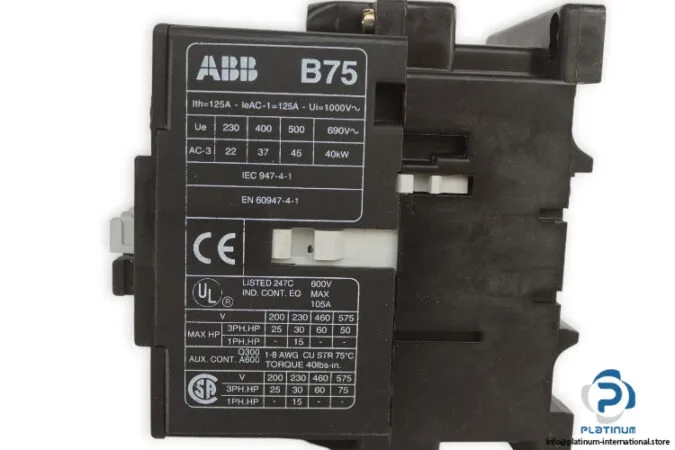 ABB B 75 — Contactors