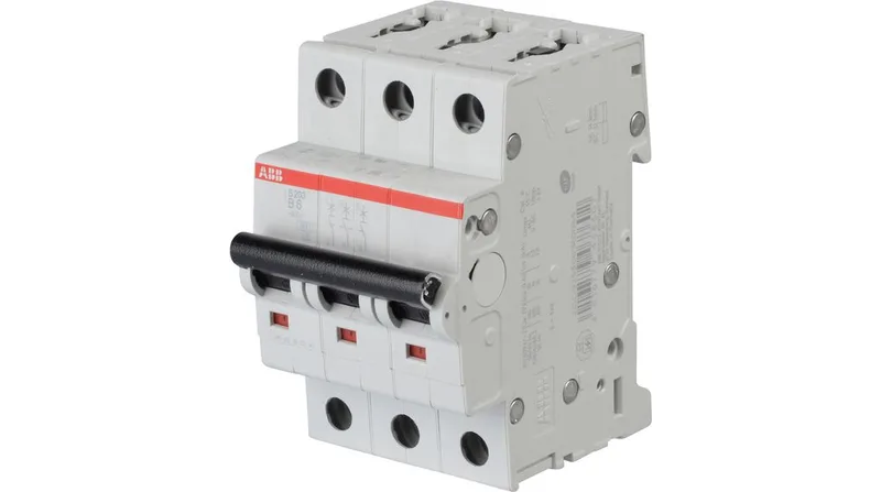 ABB S203-B6 — 3-Pole MCB (DIN Rail) (image 2)