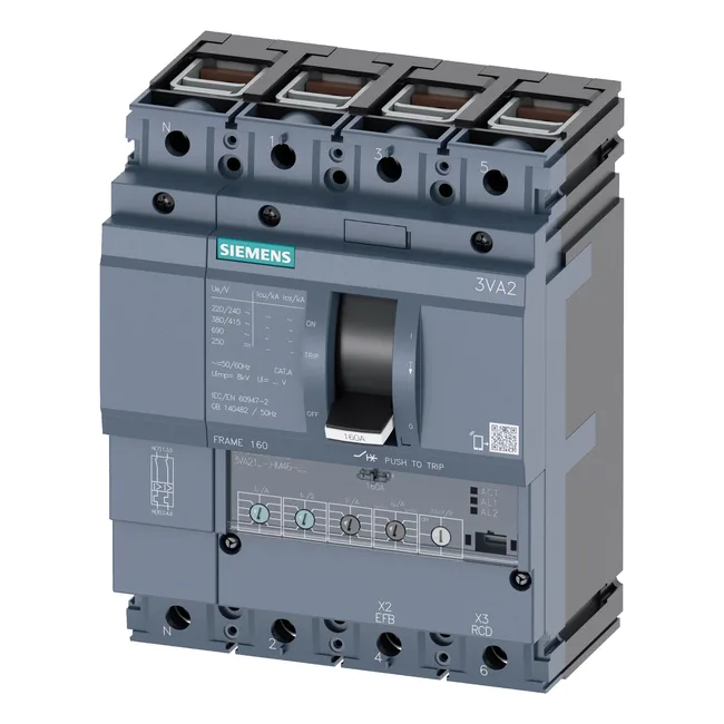 Siemens 3VA2125-7JP32-0FD0 — Molded Case Circuit Breakers (MCCB)