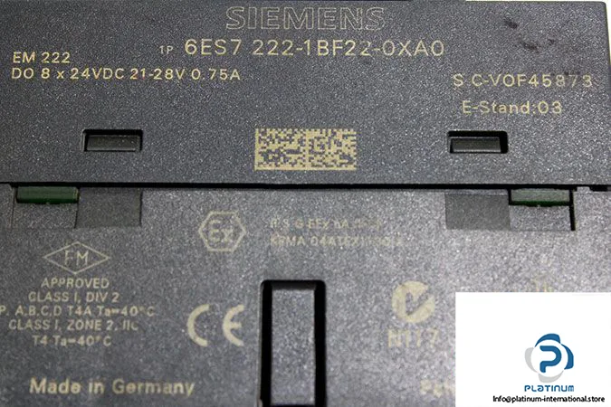 Siemens 6ES7 222-1BF22-0XA0 — Digital Output Modules (image 4)