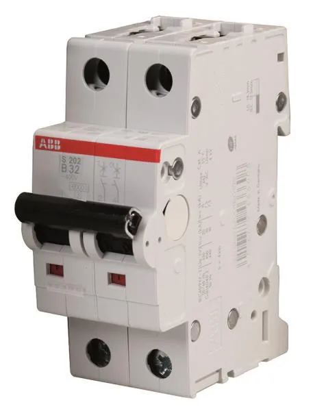 ABB 2CDS252001R0325 — 2-Pole MCB (DIN Rail) (image 2)