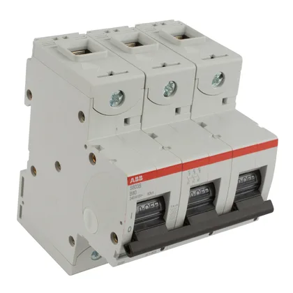 ABB S803S-B80 — 3-Pole MCB (DIN Rail)