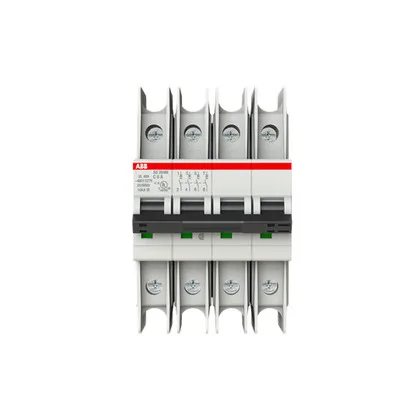 ABB SU204M-C6 — 4-Pole MCB (DIN Rail) (image 2)