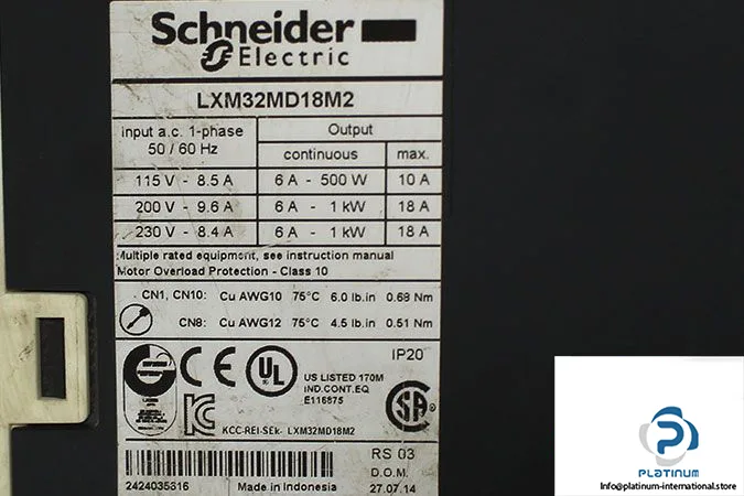 Schneider Electric LXM32MD18M2 (image 4)