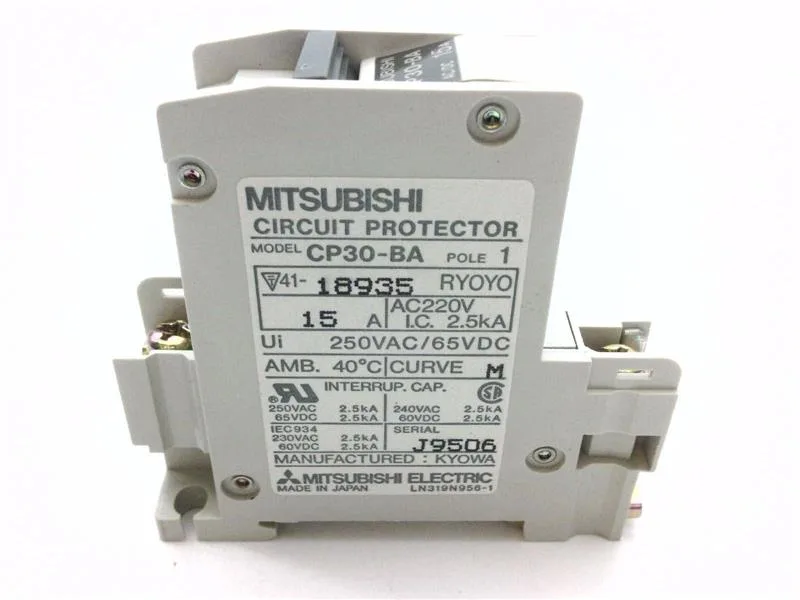 Mitsubishi Electric CP30BA1P1M15A — Miniature Circuit Breakers (MCB)