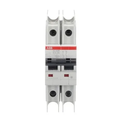 ABB SU202M-K0.3 — 2-Pole MCB (DIN Rail) (image 2)
