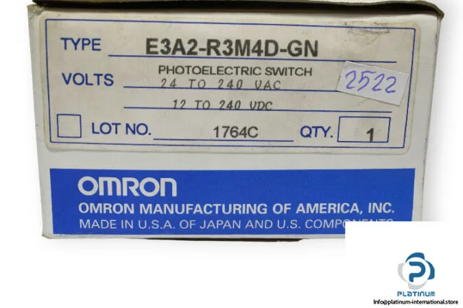 Omron E3A2R3M4DGN — Photoelectric Sensors (image 5)