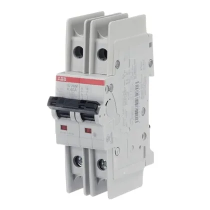 ABB SU202M-K40 — 2-Pole MCB (DIN Rail) (image 5)