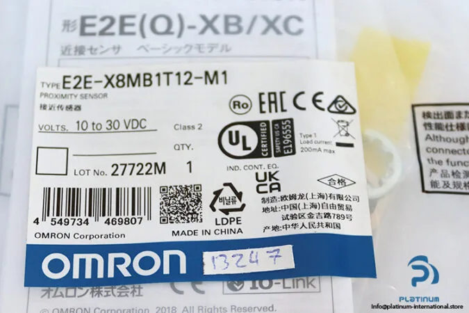 Omron E2E-X8MB1T12-M1 — Proximity Sensors (image 3)