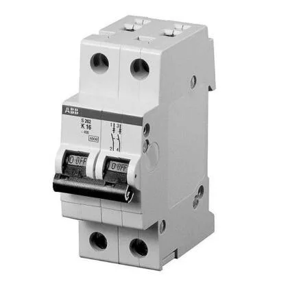 ABB S202-K3 — 2-Pole MCB (DIN Rail) (image 2)