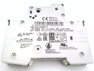 Siemens 5SY4102-8 — 1-Pole MCB (DIN Rail) (image 3)