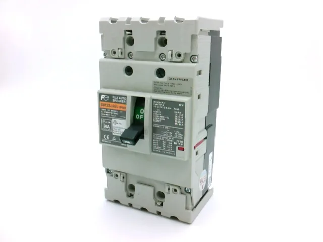 Fuji Electric BW125JAGU-3P020 — Molded Case Circuit Breakers (MCCB)