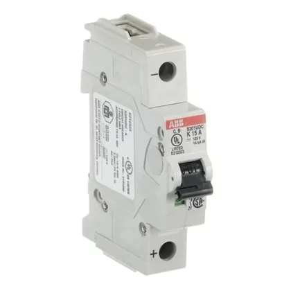 ABB S201UDC-K15 — 1-Pole MCB (DIN Rail) (image 4)