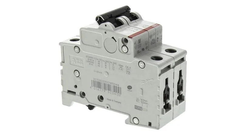 ABB S202M-C4 — 2-Pole MCB (DIN Rail) (image 3)