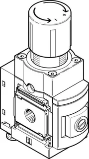 Festo MS6-LRPB-1/2-D2-A8-BD