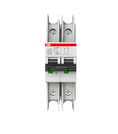 ABB SU202M-C2 — 2-Pole MCB (DIN Rail)