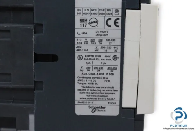 Schneider Electric LC1D65 — Contactors 32-95A (image 4)